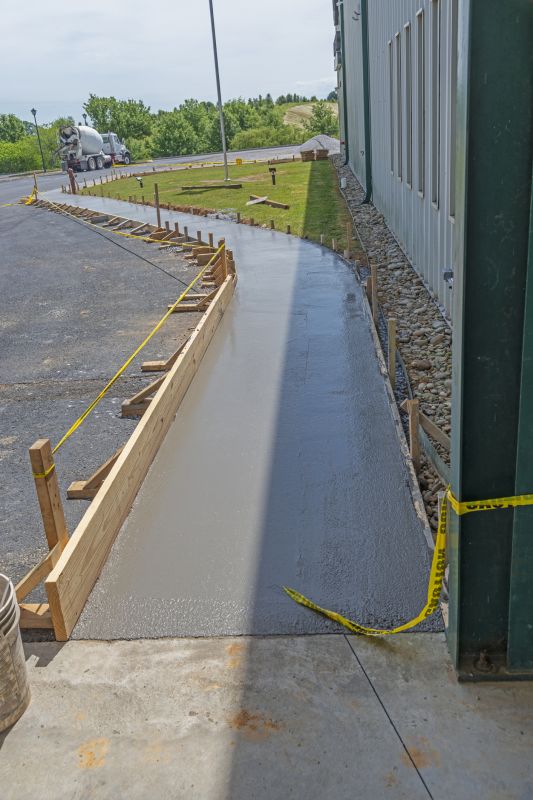 Cement Sidewalk Construction